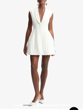Bardot Destene Mini Dress in White Orchid